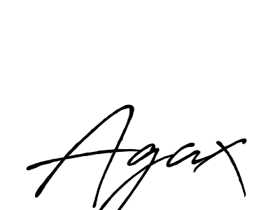 How to make Agax name signature. Use Antro_Vectra_Bolder style for creating short signs online. This is the latest handwritten sign. Agax signature style 7 images and pictures png