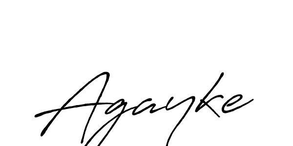 How to make Agayke signature? Antro_Vectra_Bolder is a professional autograph style. Create handwritten signature for Agayke name. Agayke signature style 7 images and pictures png