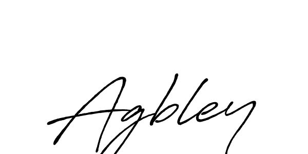 How to make Agbley name signature. Use Antro_Vectra_Bolder style for creating short signs online. This is the latest handwritten sign. Agbley signature style 7 images and pictures png