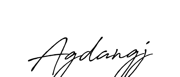 You should practise on your own different ways (Antro_Vectra_Bolder) to write your name (Agdangj) in signature. don't let someone else do it for you. Agdangj signature style 7 images and pictures png