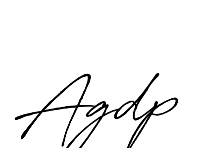 Design your own signature with our free online signature maker. With this signature software, you can create a handwritten (Antro_Vectra_Bolder) signature for name Agdp. Agdp signature style 7 images and pictures png