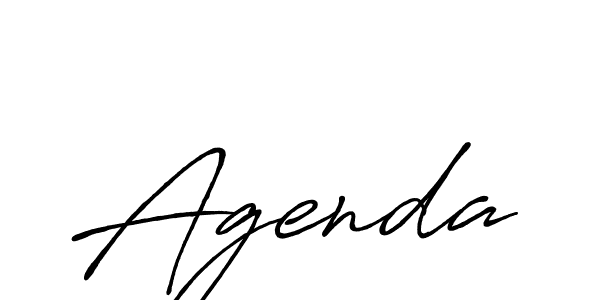 How to make Agenda name signature. Use Antro_Vectra_Bolder style for creating short signs online. This is the latest handwritten sign. Agenda signature style 7 images and pictures png