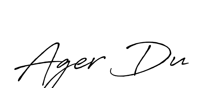 Once you've used our free online signature maker to create your best signature Antro_Vectra_Bolder style, it's time to enjoy all of the benefits that Ager Du name signing documents. Ager Du signature style 7 images and pictures png