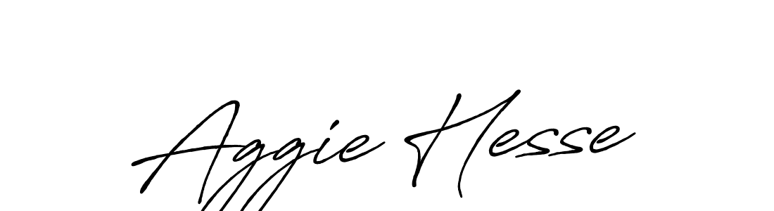 Make a beautiful signature design for name Aggie Hesse. With this signature (Antro_Vectra_Bolder) style, you can create a handwritten signature for free. Aggie Hesse signature style 7 images and pictures png
