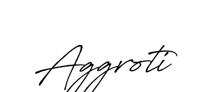 Use a signature maker to create a handwritten signature online. With this signature software, you can design (Antro_Vectra_Bolder) your own signature for name Aggroti. Aggroti signature style 7 images and pictures png