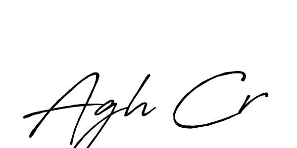 How to make Agh Cr signature? Antro_Vectra_Bolder is a professional autograph style. Create handwritten signature for Agh Cr name. Agh Cr signature style 7 images and pictures png