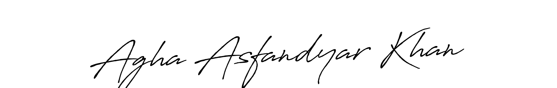 How to make Agha Asfandyar Khan signature? Antro_Vectra_Bolder is a professional autograph style. Create handwritten signature for Agha Asfandyar Khan name. Agha Asfandyar Khan signature style 7 images and pictures png