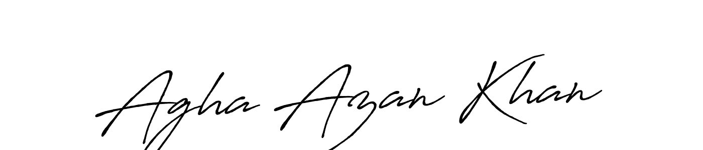 How to make Agha Azan Khan signature? Antro_Vectra_Bolder is a professional autograph style. Create handwritten signature for Agha Azan Khan name. Agha Azan Khan signature style 7 images and pictures png