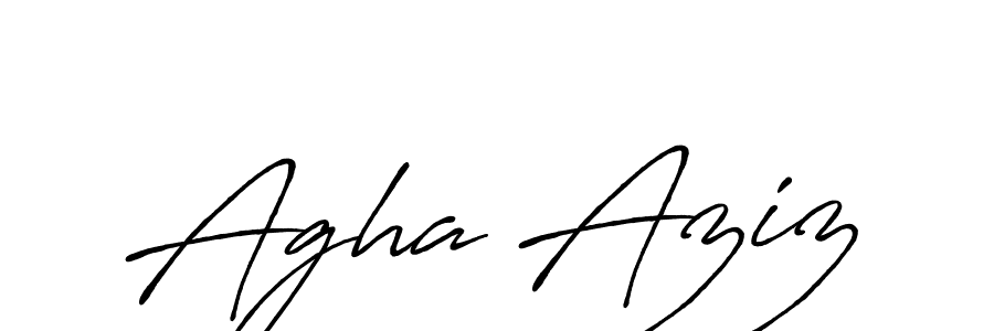 The best way (Antro_Vectra_Bolder) to make a short signature is to pick only two or three words in your name. The name Agha Aziz include a total of six letters. For converting this name. Agha Aziz signature style 7 images and pictures png