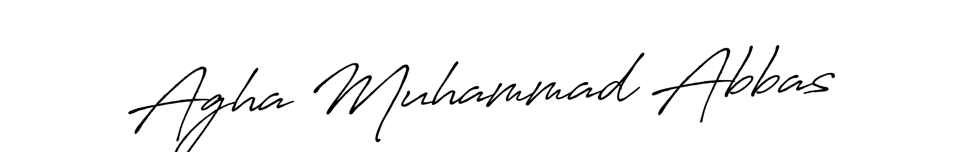 Make a short Agha Muhammad Abbas signature style. Manage your documents anywhere anytime using Antro_Vectra_Bolder. Create and add eSignatures, submit forms, share and send files easily. Agha Muhammad Abbas signature style 7 images and pictures png