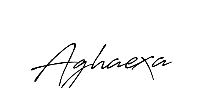 Use a signature maker to create a handwritten signature online. With this signature software, you can design (Antro_Vectra_Bolder) your own signature for name Aghaexa. Aghaexa signature style 7 images and pictures png