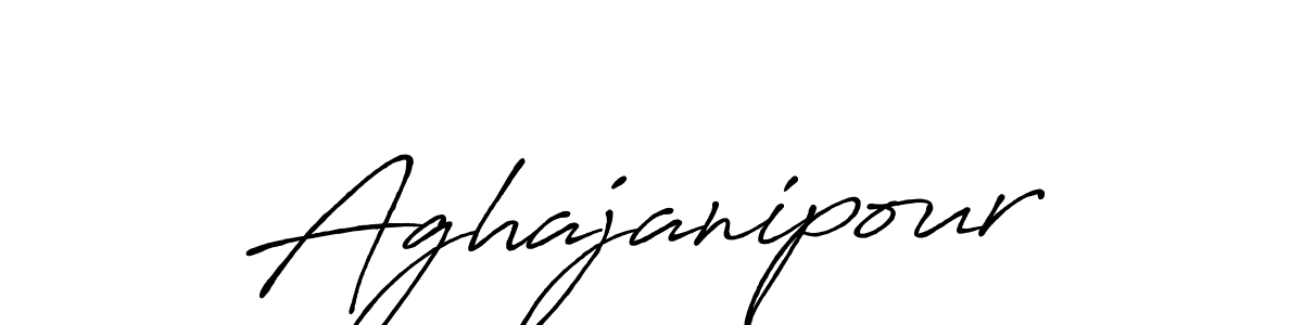 Aghajanipour stylish signature style. Best Handwritten Sign (Antro_Vectra_Bolder) for my name. Handwritten Signature Collection Ideas for my name Aghajanipour. Aghajanipour signature style 7 images and pictures png