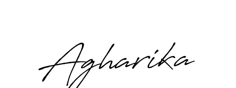 You should practise on your own different ways (Antro_Vectra_Bolder) to write your name (Agharika) in signature. don't let someone else do it for you. Agharika signature style 7 images and pictures png