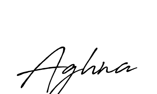 Aghna stylish signature style. Best Handwritten Sign (Antro_Vectra_Bolder) for my name. Handwritten Signature Collection Ideas for my name Aghna. Aghna signature style 7 images and pictures png