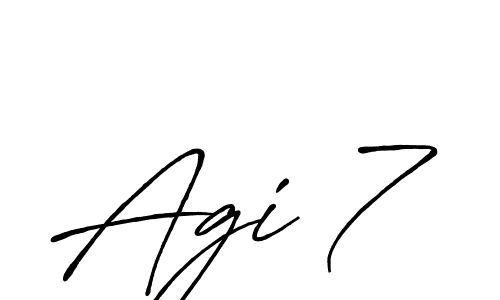 Antro_Vectra_Bolder is a professional signature style that is perfect for those who want to add a touch of class to their signature. It is also a great choice for those who want to make their signature more unique. Get Agi 7 name to fancy signature for free. Agi 7 signature style 7 images and pictures png