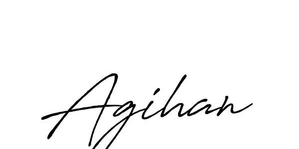 Once you've used our free online signature maker to create your best signature Antro_Vectra_Bolder style, it's time to enjoy all of the benefits that Agihan name signing documents. Agihan signature style 7 images and pictures png