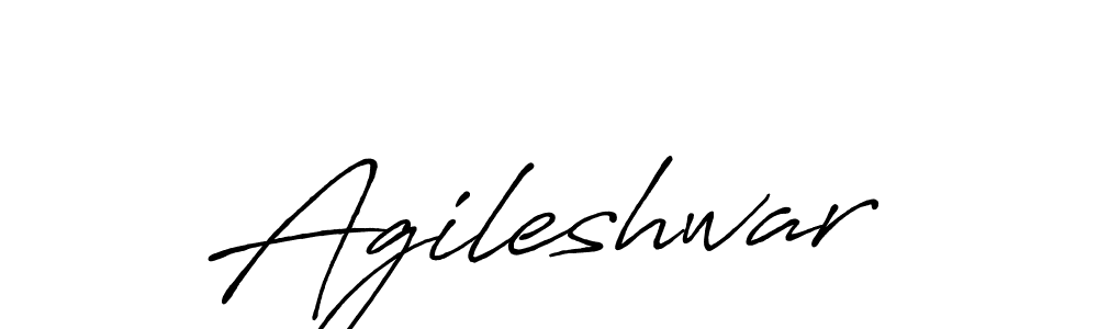 Use a signature maker to create a handwritten signature online. With this signature software, you can design (Antro_Vectra_Bolder) your own signature for name Agileshwar. Agileshwar signature style 7 images and pictures png