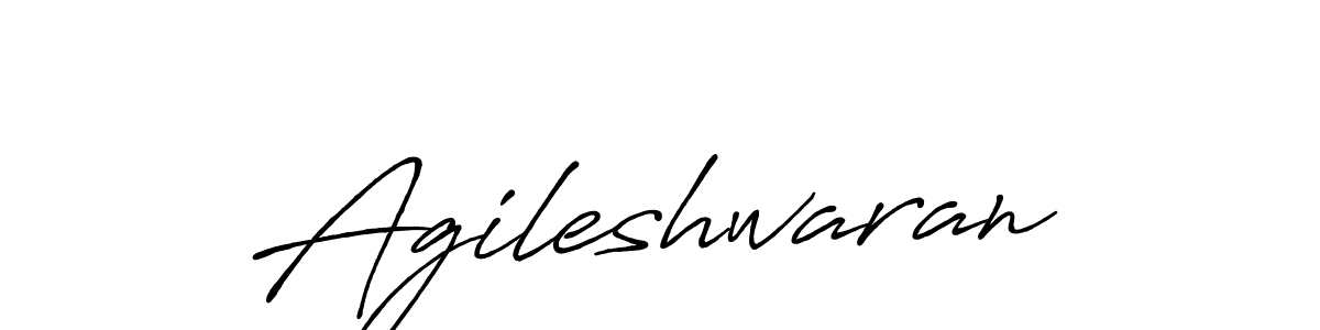 Design your own signature with our free online signature maker. With this signature software, you can create a handwritten (Antro_Vectra_Bolder) signature for name Agileshwaran. Agileshwaran signature style 7 images and pictures png