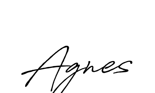 You should practise on your own different ways (Antro_Vectra_Bolder) to write your name (Agnes) in signature. don't let someone else do it for you. Agnes signature style 7 images and pictures png