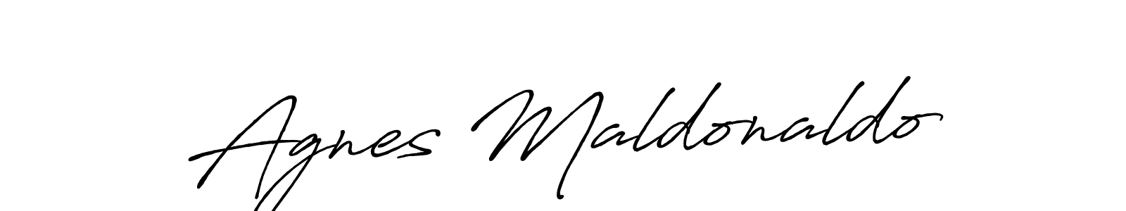 Also You can easily find your signature by using the search form. We will create Agnes Maldonaldo name handwritten signature images for you free of cost using Antro_Vectra_Bolder sign style. Agnes Maldonaldo signature style 7 images and pictures png
