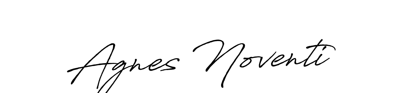 Use a signature maker to create a handwritten signature online. With this signature software, you can design (Antro_Vectra_Bolder) your own signature for name Agnes Noventi. Agnes Noventi signature style 7 images and pictures png