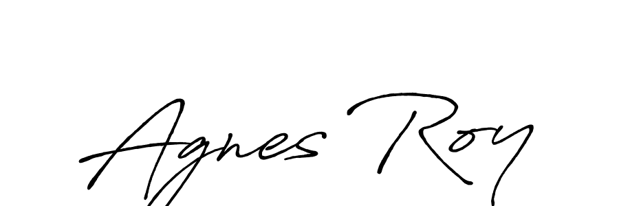 Create a beautiful signature design for name Agnes Roy. With this signature (Antro_Vectra_Bolder) fonts, you can make a handwritten signature for free. Agnes Roy signature style 7 images and pictures png