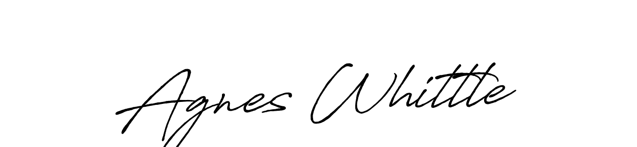 Also we have Agnes Whittle name is the best signature style. Create professional handwritten signature collection using Antro_Vectra_Bolder autograph style. Agnes Whittle signature style 7 images and pictures png