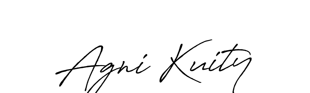 You can use this online signature creator to create a handwritten signature for the name Agni Kuity. This is the best online autograph maker. Agni Kuity signature style 7 images and pictures png