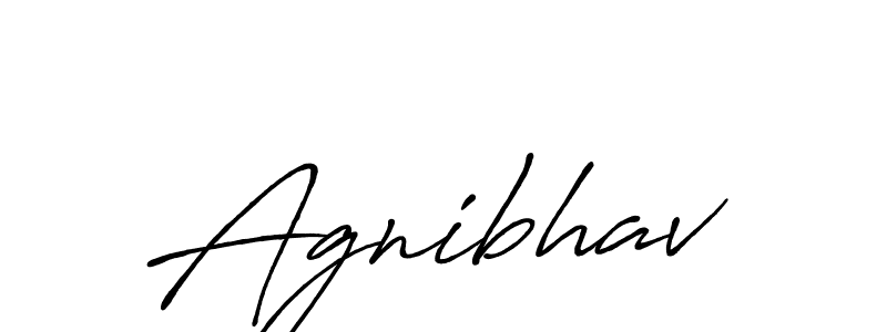 It looks lik you need a new signature style for name Agnibhav. Design unique handwritten (Antro_Vectra_Bolder) signature with our free signature maker in just a few clicks. Agnibhav signature style 7 images and pictures png