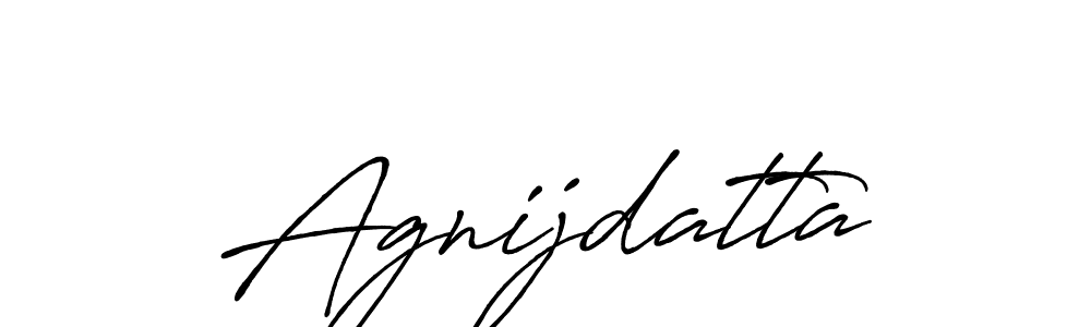 Once you've used our free online signature maker to create your best signature Antro_Vectra_Bolder style, it's time to enjoy all of the benefits that Agnijdatta name signing documents. Agnijdatta signature style 7 images and pictures png