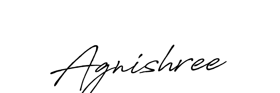 Make a beautiful signature design for name Agnishree. Use this online signature maker to create a handwritten signature for free. Agnishree signature style 7 images and pictures png