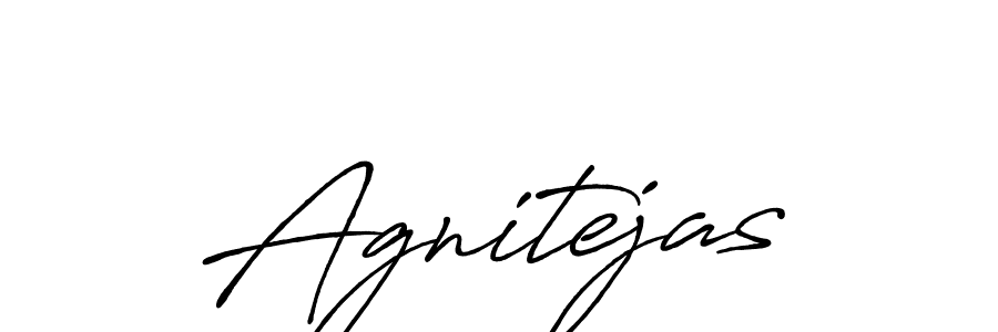 The best way (Antro_Vectra_Bolder) to make a short signature is to pick only two or three words in your name. The name Agnitejas include a total of six letters. For converting this name. Agnitejas signature style 7 images and pictures png