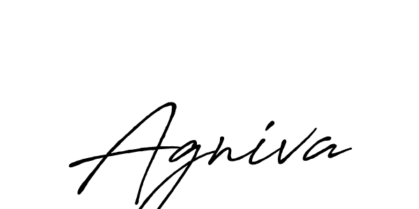 Once you've used our free online signature maker to create your best signature Antro_Vectra_Bolder style, it's time to enjoy all of the benefits that Agniva name signing documents. Agniva signature style 7 images and pictures png