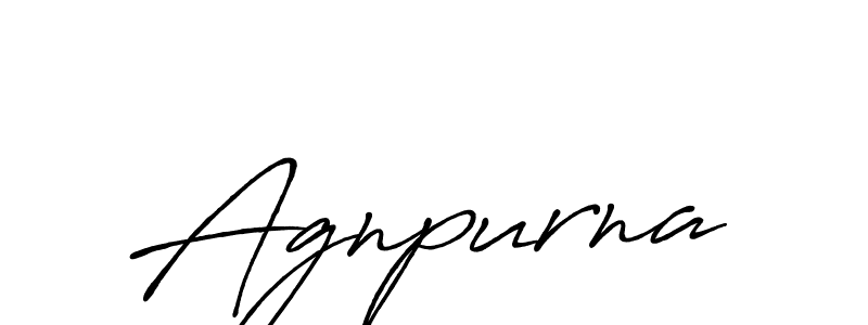 How to make Agnpurna signature? Antro_Vectra_Bolder is a professional autograph style. Create handwritten signature for Agnpurna name. Agnpurna signature style 7 images and pictures png