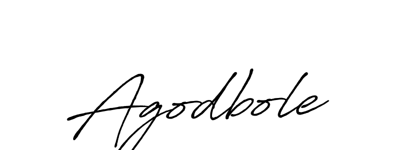 Create a beautiful signature design for name Agodbole. With this signature (Antro_Vectra_Bolder) fonts, you can make a handwritten signature for free. Agodbole signature style 7 images and pictures png