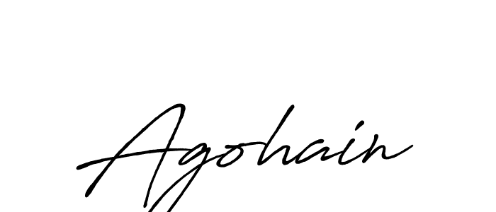 You should practise on your own different ways (Antro_Vectra_Bolder) to write your name (Agohain) in signature. don't let someone else do it for you. Agohain signature style 7 images and pictures png