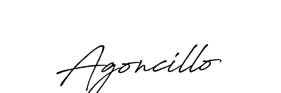 How to make Agoncillo signature? Antro_Vectra_Bolder is a professional autograph style. Create handwritten signature for Agoncillo name. Agoncillo signature style 7 images and pictures png