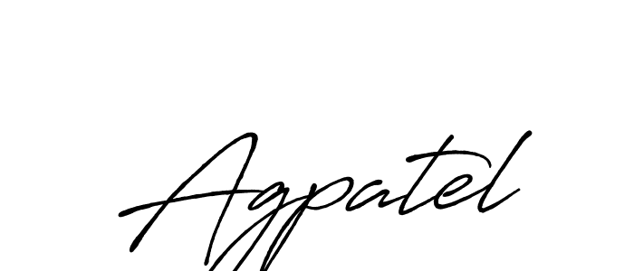 It looks lik you need a new signature style for name Agpatel. Design unique handwritten (Antro_Vectra_Bolder) signature with our free signature maker in just a few clicks. Agpatel signature style 7 images and pictures png