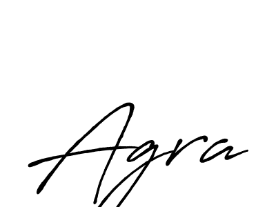 How to make Agra name signature. Use Antro_Vectra_Bolder style for creating short signs online. This is the latest handwritten sign. Agra signature style 7 images and pictures png