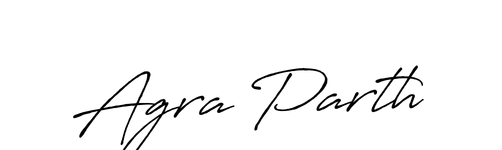 You should practise on your own different ways (Antro_Vectra_Bolder) to write your name (Agra Parth) in signature. don't let someone else do it for you. Agra Parth signature style 7 images and pictures png