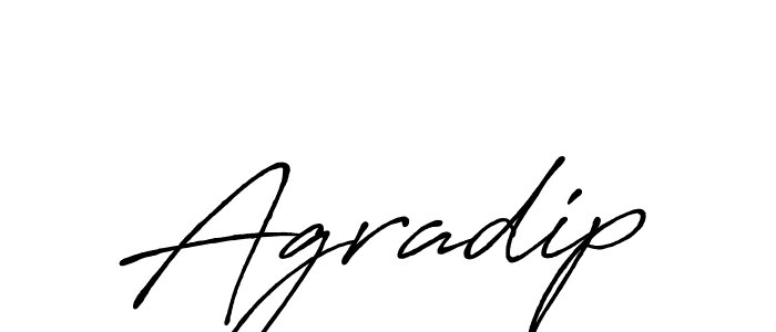 How to make Agradip signature? Antro_Vectra_Bolder is a professional autograph style. Create handwritten signature for Agradip name. Agradip signature style 7 images and pictures png