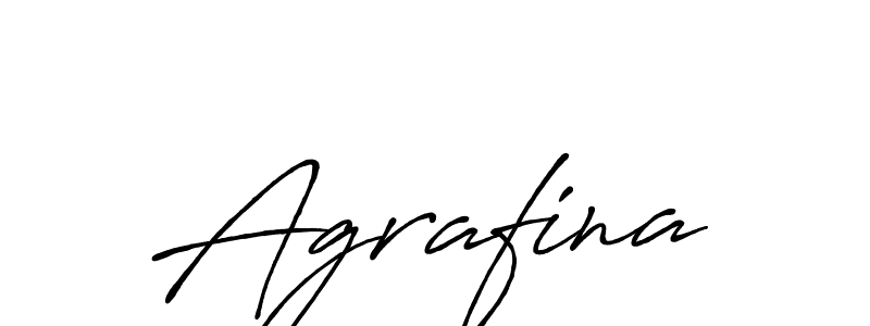 Agrafina stylish signature style. Best Handwritten Sign (Antro_Vectra_Bolder) for my name. Handwritten Signature Collection Ideas for my name Agrafina. Agrafina signature style 7 images and pictures png