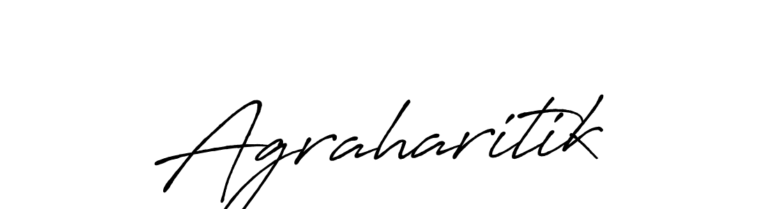 Agraharitik stylish signature style. Best Handwritten Sign (Antro_Vectra_Bolder) for my name. Handwritten Signature Collection Ideas for my name Agraharitik. Agraharitik signature style 7 images and pictures png