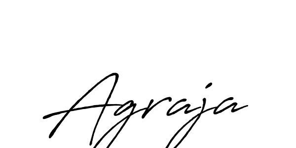 Make a beautiful signature design for name Agraja. With this signature (Antro_Vectra_Bolder) style, you can create a handwritten signature for free. Agraja signature style 7 images and pictures png