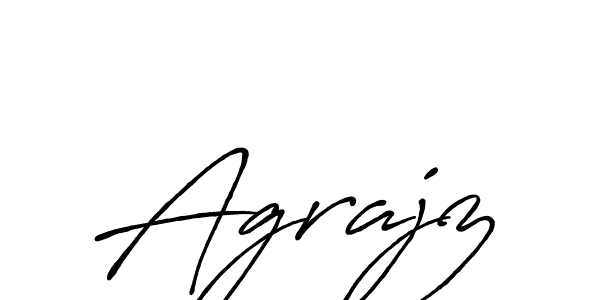 See photos of Agrajz official signature by Spectra . Check more albums & portfolios. Read reviews & check more about Antro_Vectra_Bolder font. Agrajz signature style 7 images and pictures png