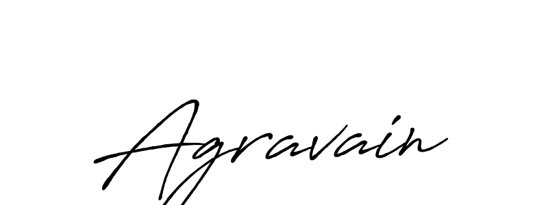 How to make Agravain signature? Antro_Vectra_Bolder is a professional autograph style. Create handwritten signature for Agravain name. Agravain signature style 7 images and pictures png