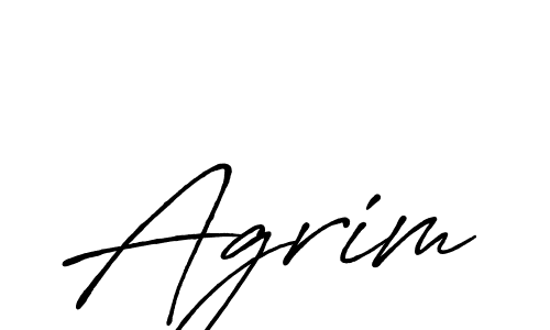 You should practise on your own different ways (Antro_Vectra_Bolder) to write your name (Agrim) in signature. don't let someone else do it for you. Agrim signature style 7 images and pictures png