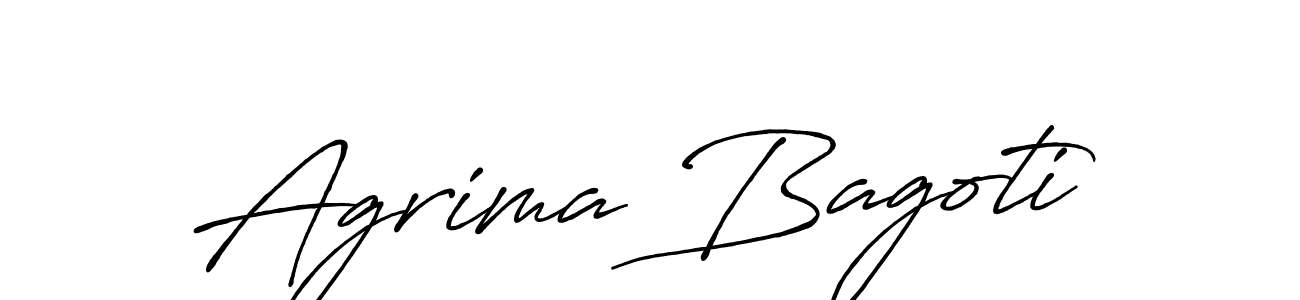 Also we have Agrima Bagoti name is the best signature style. Create professional handwritten signature collection using Antro_Vectra_Bolder autograph style. Agrima Bagoti signature style 7 images and pictures png