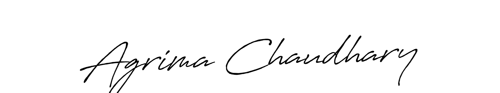 It looks lik you need a new signature style for name Agrima Chaudhary. Design unique handwritten (Antro_Vectra_Bolder) signature with our free signature maker in just a few clicks. Agrima Chaudhary signature style 7 images and pictures png