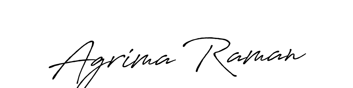 You can use this online signature creator to create a handwritten signature for the name Agrima Raman. This is the best online autograph maker. Agrima Raman signature style 7 images and pictures png